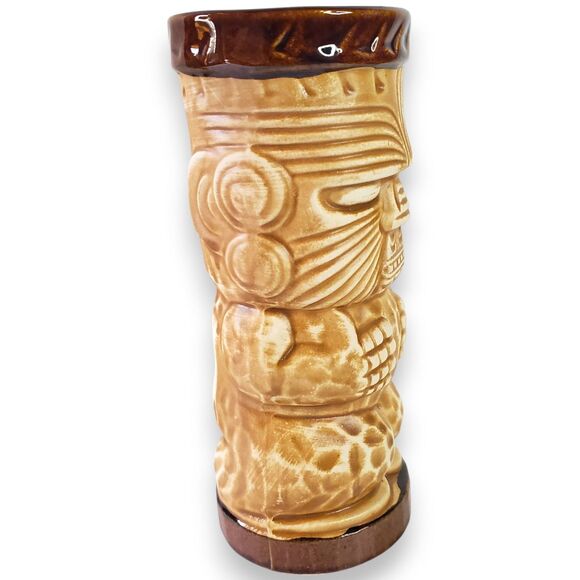 Set of 2 VTG Trader Dick's Peanut Tiki Mugs Reno Nugget Casino Barware OMC Japan - Picture 10 of 14